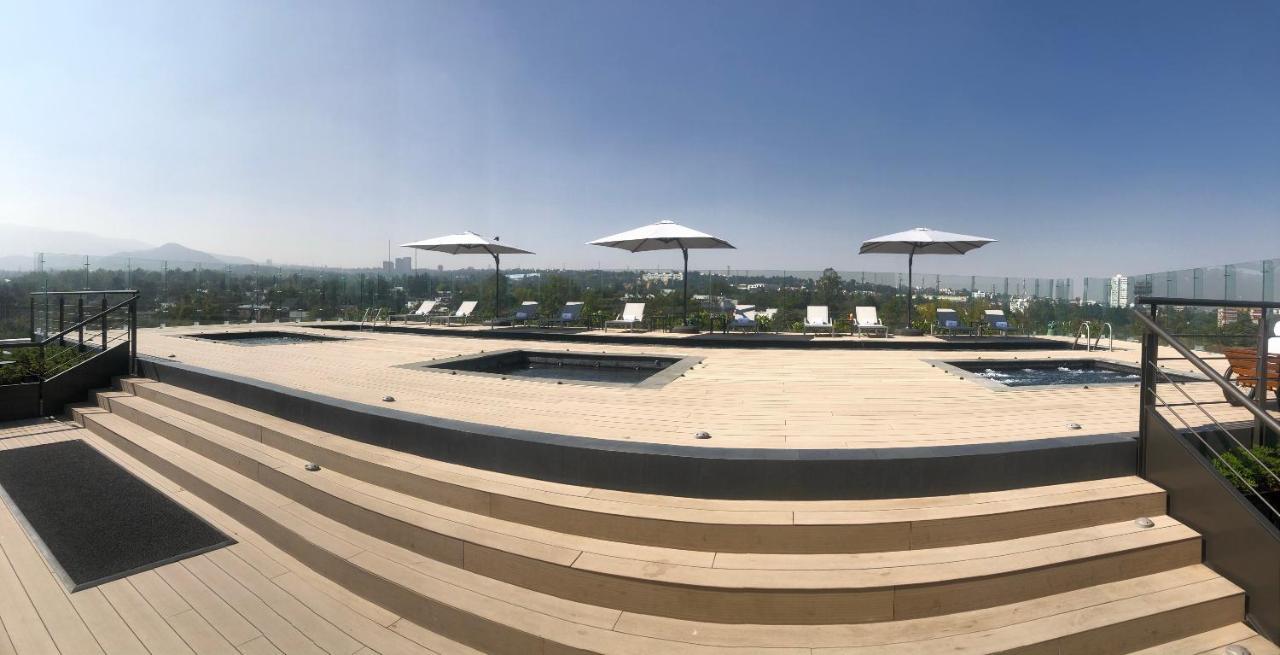 Galeria Plaza San Jeronimo Hotel เม็กซิโกซิตี้ ภายนอก รูปภาพ The rooftop of the building