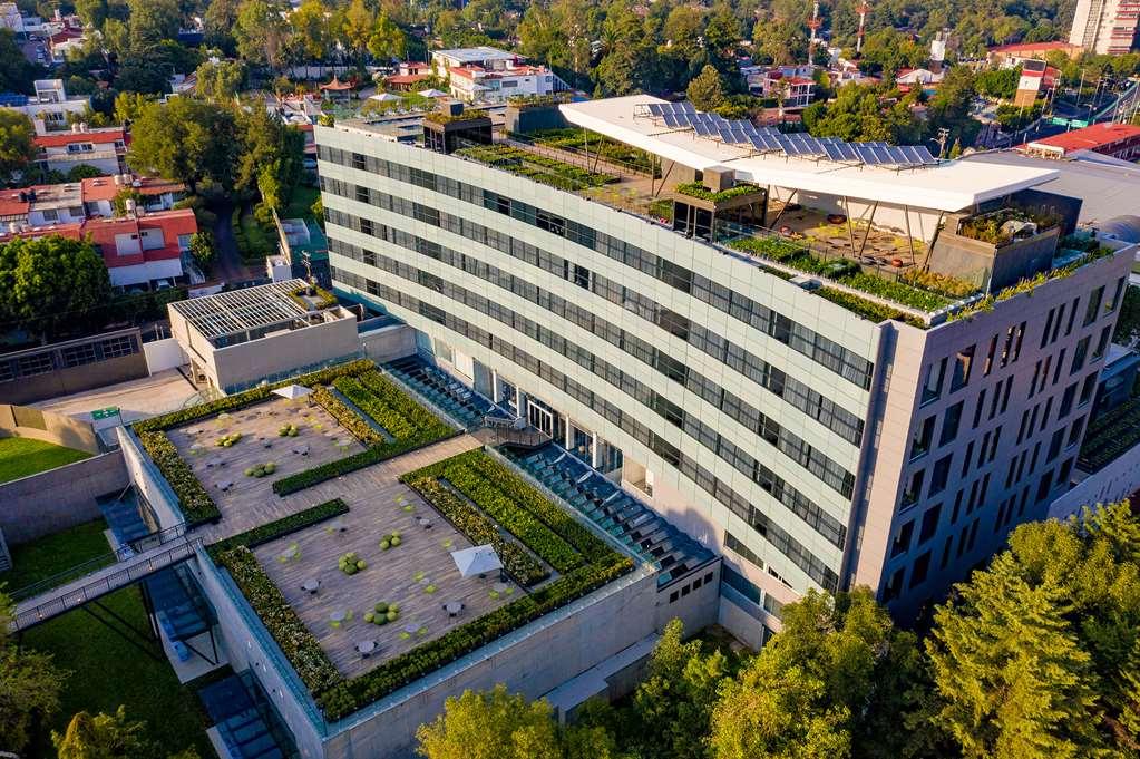 Galeria Plaza San Jeronimo Hotel เม็กซิโกซิตี้ ภายนอก รูปภาพ Aerial view of the campus